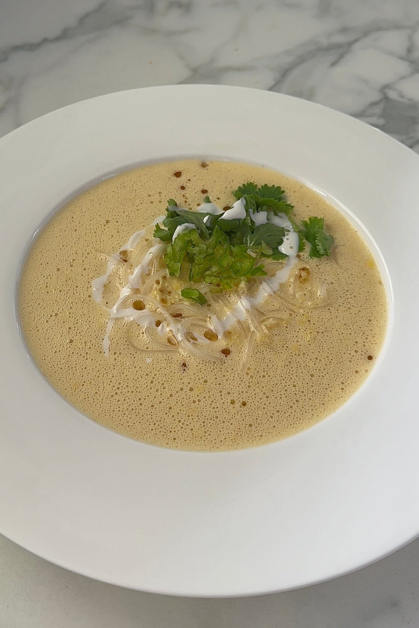 מרק קרם תירס אסיאתי